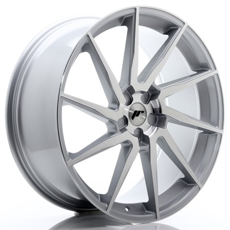 Cerchio in lega JR Wheels JR36 23x10 ET30-55 5H BLANK Silver Brushed Face