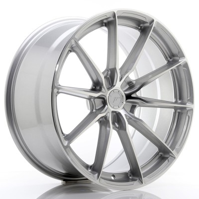 Cerchio in lega JR Wheels JR37 20x10 ET20-45 5H BLANK Silver Machined Face