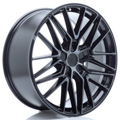Cerchio in lega JR Wheels JR38 21x9 ET10-52 5H BLANK Black Brushed w/Tinted Face