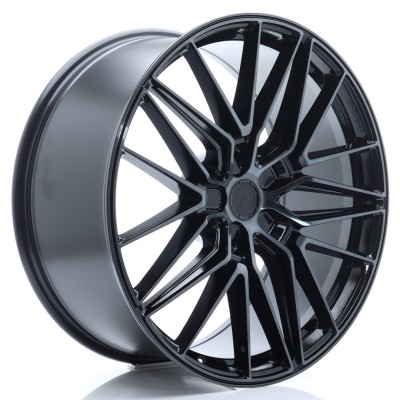 Cerchio in lega JR Wheels JR38 22x10 ET20-57 5H BLANK Black Brushed w/Tinted Face