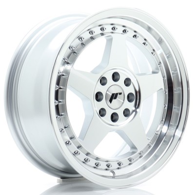 Cerchio in lega JR Wheels JR6 16x7 ET25 4x100/108 Silver Machined Face