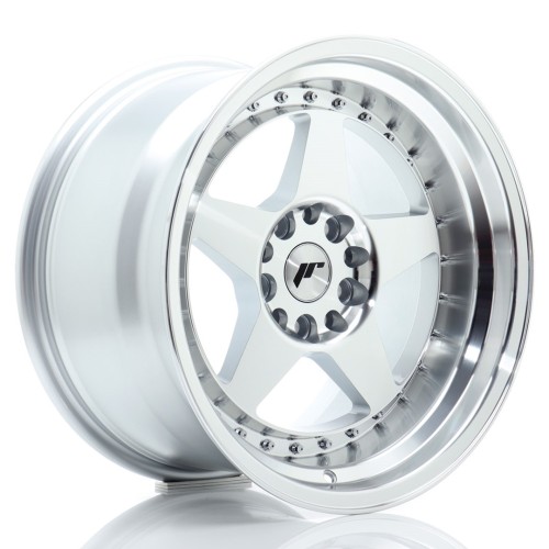 Cerchio in lega JR Wheels JR6 17x10 ET20 5x114/120 Silver Machined Face