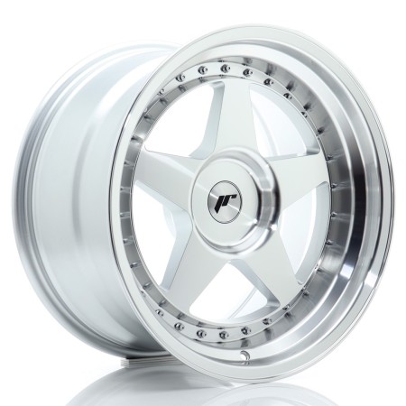 Cerchio in lega JR Wheels JR6 18x10 ET0-25 BLANK Silver Machined Face