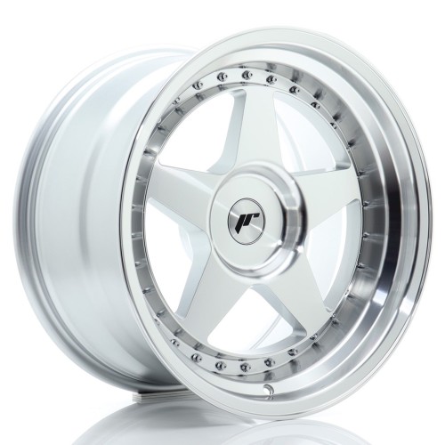 Cerchio in lega JR Wheels JR6 18x10,5 ET0-25 BLANK Silver Machined Face