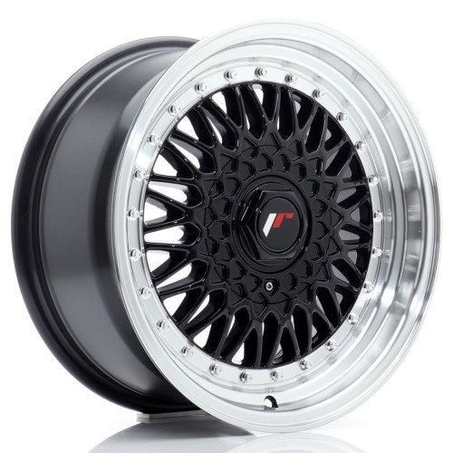 Cerchio in lega JR Wheels JR9 16x7,5 ET25 BLANK Gloss Black w/Machined Lip