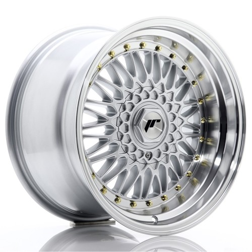 Cerchio in lega JR Wheels JR9 17x10 ET20 4x100/108 Silver w/Machined Lip