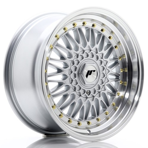 Cerchio in lega JR Wheels JR9 17x8,5 ET20 5x112/120 Silver w/Machined Lip