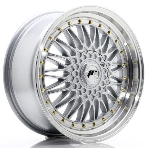 Cerchio in lega JR Wheels JR9 18x8 ET40 5x112/114 Silver w/Machined Lip