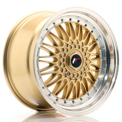 Cerchio in lega JR Wheels JR9 18x9 ET20-40 BLANK Gold w/Machined Lip