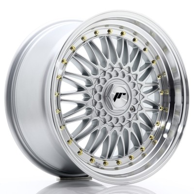 Cerchio in lega JR Wheels JR9 18x9 ET40 5x112/114 Silver w/Machined Lip