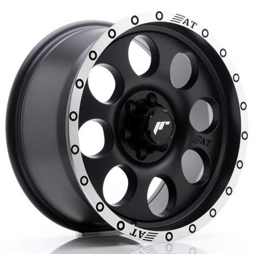 Cerchio in lega JR Wheels JRX4 17x8.5 ET20 6x139.7 Matt Black w/Machined Lip