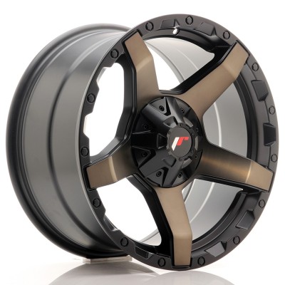 Cerchio in lega JR Wheels JRX5 18x9 ET20 6x139.7 Titanium Black