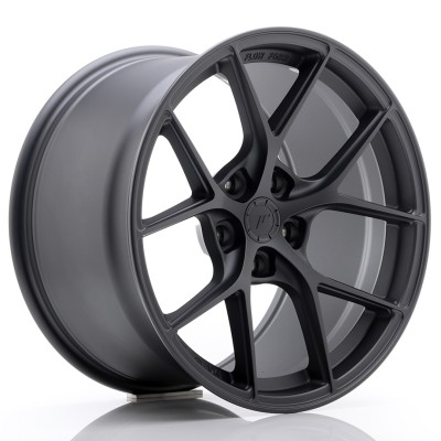 Cerchio in lega JR Wheels SL01 18x10,5 ET25-38 5H BLANK Matt Gun Metal