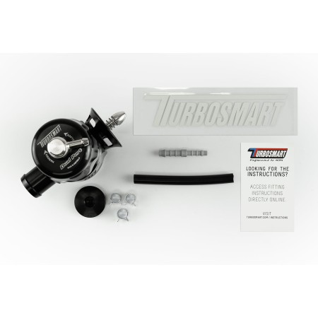 Turbosmart TS-0215-1018 Valvola pop off SmartPort Dual Port (sfiato esterno) Subaru WRX 2015+ - Nera blow off