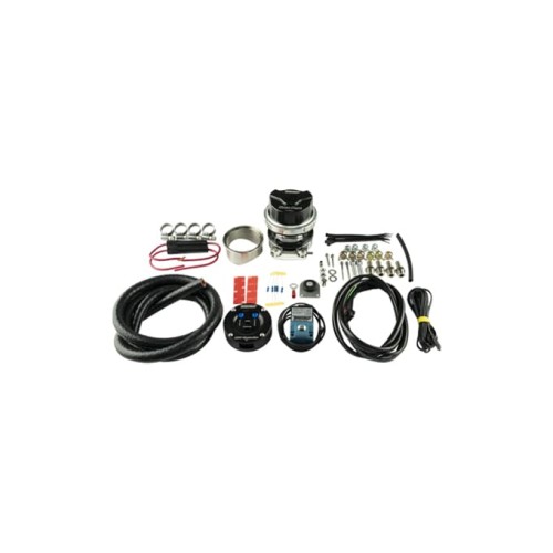 Turbosmart TS-0304-1002 Kit con controller e valvola pop off a sfiato esterno RacePort Nero blow off