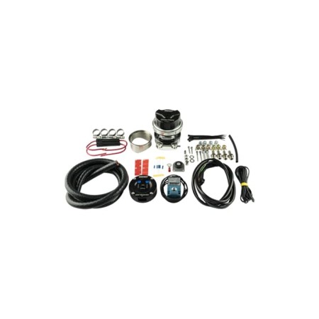 Turbosmart TS-0304-1002 Kit con controller e valvola pop off a sfiato esterno RacePort Nero blow off
