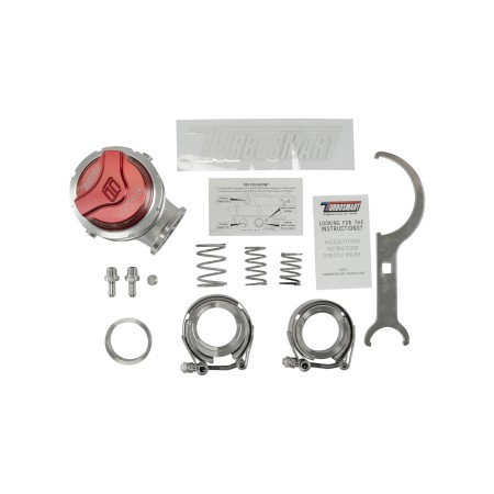 Turbosmart TS-0552-1014 Valvola wastegate esterna Gen5 WG40 CompGate40 14psi (0,96 bar) Rossa