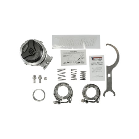 Turbosmart TS-0552-1102 Valvola wastegate esterna Gen5 WG40M CompGate40 Motorsport 14psi (0,96 bar) Nera