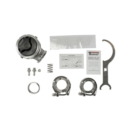 Turbosmart TS-0552-1202 Valvola wastegate esterna Gen5 WG40CG CompGate40 Gas compresso 5psi (0,35 bar) Nera