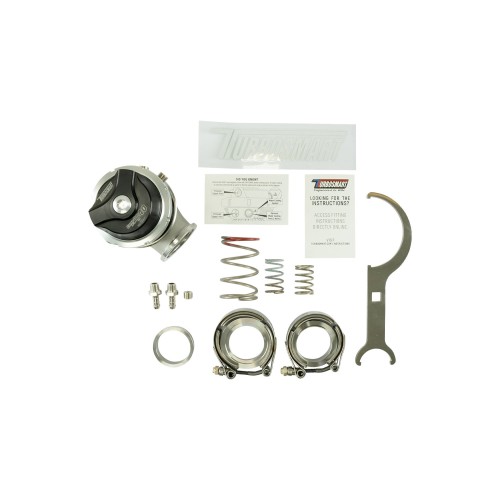 Turbosmart TS-0552-1242 Valvola wastegate esterna Gen5 WG40CG CompGate40 Gas compresso 7psi (0,48 bar) Nera