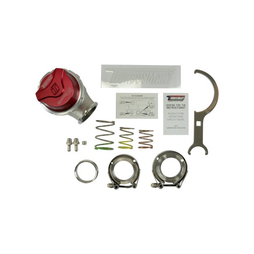 Turbosmart TS-0553-1014 Valvola wastegate esterna Gen5 WG45 HyperGate45 14psi (0,96 bar) Rossa