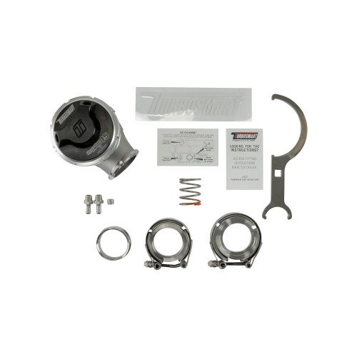 Turbosmart TS-0553-1202 Valvola wastegate esterna Gen5 WG45CG HyperGate45 Gas compresso 5psi (0,35 bar) Nera