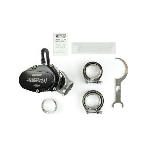 Turbosmart TS-0554-1502 Valvola wastegate esterna elettronica Gen5 eWG50 Progate50 Nera