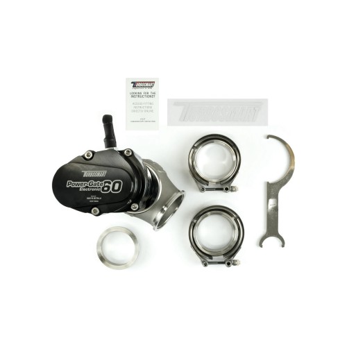 Turbosmart TS-0555-1502 Valvola wastegate esterna elettronica Gen5 eWG60 PowerGate 60 Nera