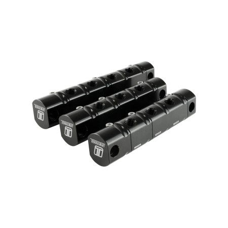 Turbosmart TS-0704-1101 Blocco di distribuzione di riferimento modulare (6 porte) 1/8NPT