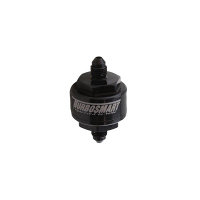 Turbosmart TS-0804-1002 Filtro di alimentazione dell'olio turbo 44um -4AN - Alluminio nero