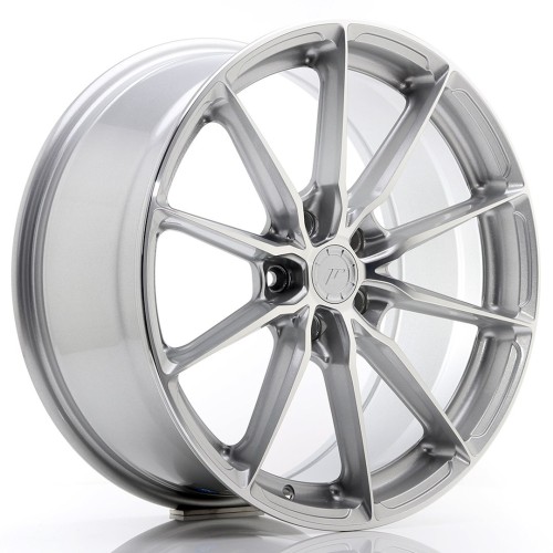 Cerchio in lega JR Wheels JR37 19x8,5 ET35 5x112 Silver Machined Face