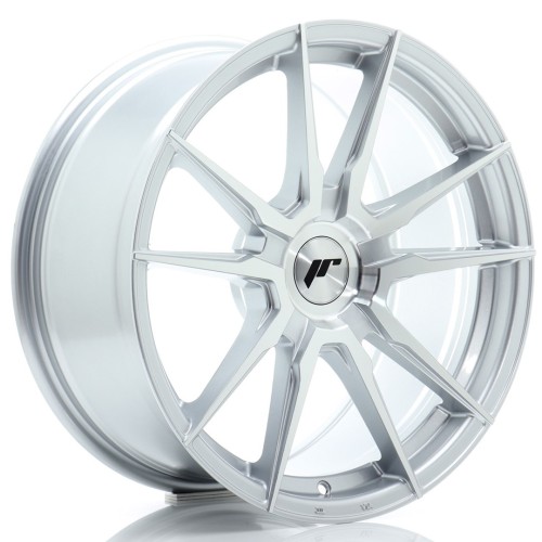 Cerchio in lega JR Wheels JR21 18x8 ET36 5x114,3 Silver Machined