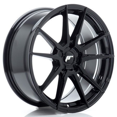 Cerchio in lega JR Wheels JR21 18x8 ET37 5x100 Gloss Black
