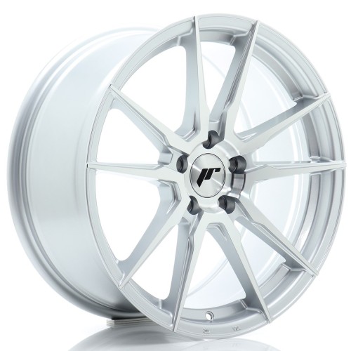 Cerchio in lega JR Wheels JR21 18x8 ET40 5x112 Silver Machined Face
