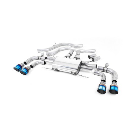 SSXAR004 Milltek Front Pipe-back Alfa Romeo Giulia Quadrifoglio 2.9 V6 scarico sportivo terminale marmitta decat skat 200 celle