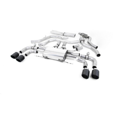 SSXAR010 Milltek Cat-back Alfa Romeo Giulia Quadrifoglio 2.9 V6 scarico sportivo terminale marmitta decat skat 200 celle