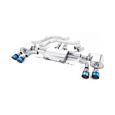 SSXAR15 Milltek Front Pipe-back Alfa Romeo Giulia Quadrifoglio 2.9 V6 scarico sportivo terminale marmitta decat skat 200 celle