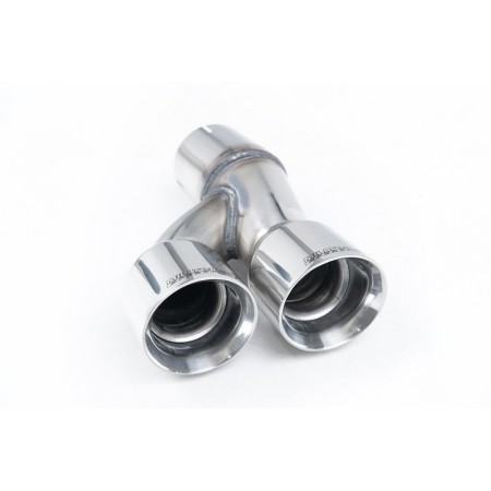 SSXAU283 Milltek Cat-back Non-resonated Audi A1 8X 1.4 Tfsi 122cv S-line scarico sportivo terminale marmitta decat skat 200 cell