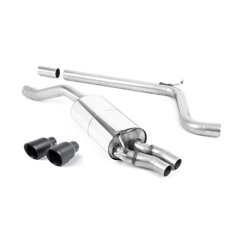 SSXAU878 Milltek Cat-back Audi A1 GB 40 Tfsi 200cv 5 porte scarico sportivo terminale marmitta decat skat 200 celle