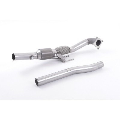 SSXAU200R Milltek Downpipe Cast con Cat sportivo Audi A3 8P 2.0 Tfsi Sportback 2WD scarico sportivo terminale marmitta decat ska
