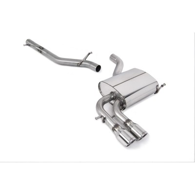 SSXVW046 Milltek Cat-back Non-resonated Audi A3 8P 2.0 Tfsi Sportback Quattro  scarico sportivo terminale marmitta decat skat 20