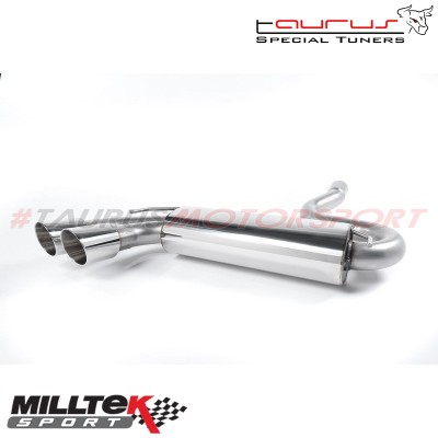 MCXAU101 Milltek Downpipe-back Resonated Audi Coupe UR quattro 10v Turbo scarico sportivo terminale marmitta decat skat 200 cell 2