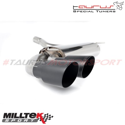 MCXAU102 Milltek Downpipe-back Resonated Audi Coupe UR quattro 10v Turbo scarico sportivo terminale marmitta decat skat 200 cell 2