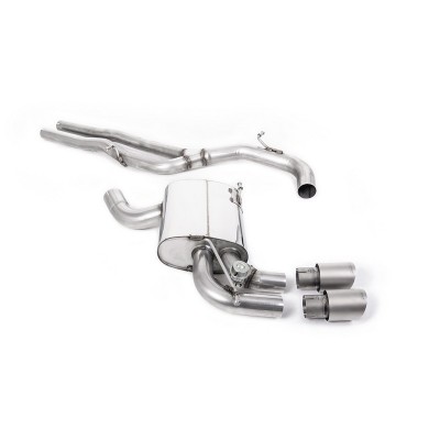 SSXAU572 Milltek Cat-back Non-resonated Audi RS3 8P Sportback S-tronic scarico sportivo terminale marmitta decat skat 200 celle