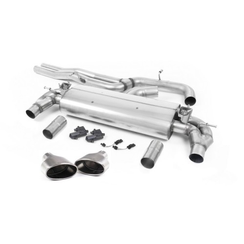 SSXAU799 Milltek Cat-back Non-resonated Audi RS3 8V Berlina 400cv CON OPF/GPF scarico sportivo terminale marmitta decat skat 200