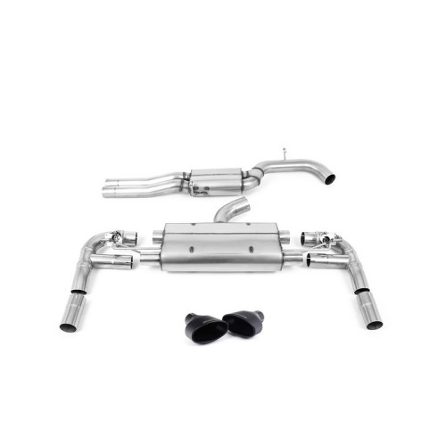 SSXAU889 Milltek Cat-back Resonated Audi RS3 8V Berlina 400cv CON OPF/GPF scarico sportivo terminale marmitta decat skat 200 cel