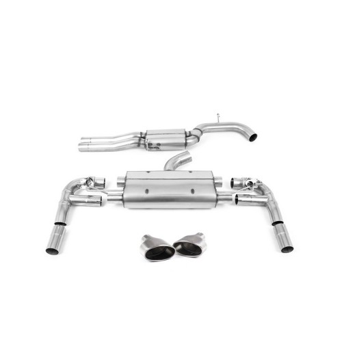 SSXAU891 Milltek Cat-back Resonated Audi RS3 8V Berlina 400cv CON OPF/GPF scarico sportivo terminale marmitta decat skat 200 cel