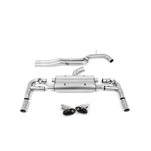 SSXAU894 Milltek Cat-back Non-resonated Audi RS3 8V Berlina 400cv CON OPF/GPF scarico sportivo terminale marmitta decat skat 200