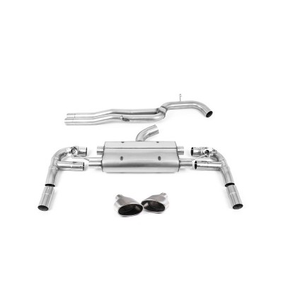 SSXAU895 Milltek Cat-back Non-resonated Audi RS3 8V Berlina 400cv CON OPF/GPF scarico sportivo terminale marmitta decat skat 200