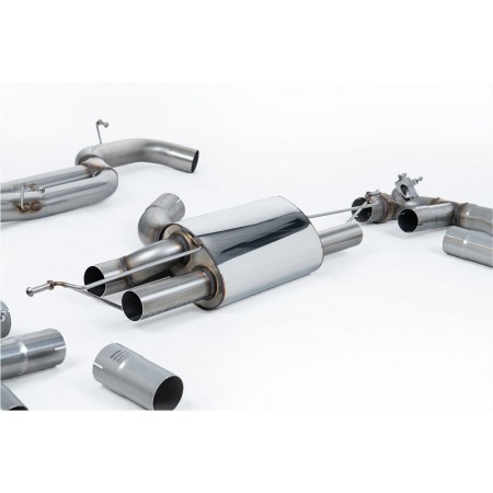 SSXAU983 Milltek Cat-back Race Non-resonated Audi RS3 8V Berlina 400cv CON OPF/GPF scarico sportivo terminale marmitta decat ska
